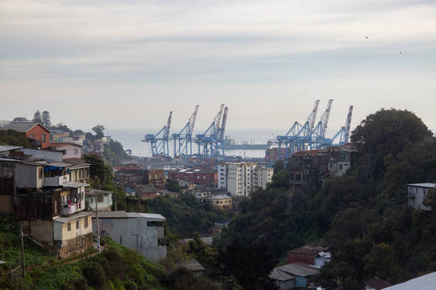 Valparaiso Chile Cerro Concepcion winter spring