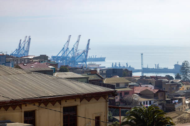 Valparaiso Chile Cerro Concepcion winter spring