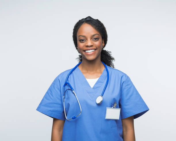 istock Portrait of friendly nurse 2172617204