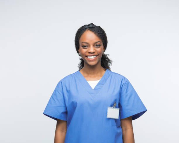 istock Portrait of friendly nurse 2172617735