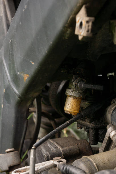 istock Dirty fuel filter of a moped 2172620919