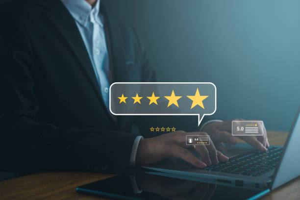 istock Customer review satisfaction feedback survey concept,  Customer can evaluate quality of service leading to reputation ranking of business.   for satisfaction service satisfaction. 2172621144
