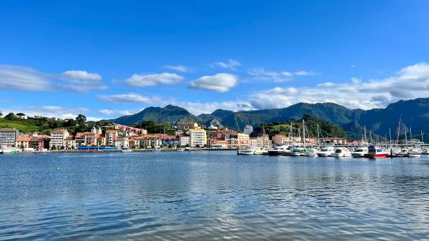 istock Town, sea and mountains view 2172624951
