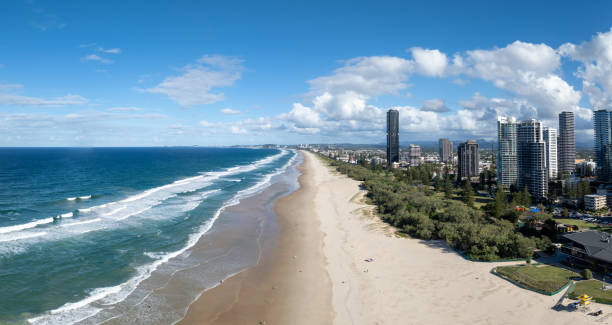 istock Gold Coast Beach and skyscrapers aerial view 2172636714