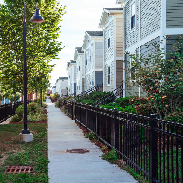 Residential district homes. Holyoke, Massachusetts, USA