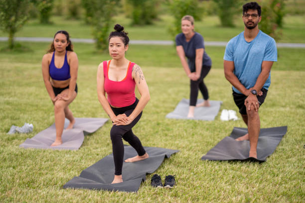 istock Outdoor Fitness Class 2172664746