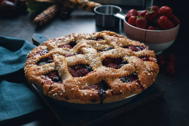 istock Preparing Berry Pie in Domestic Kitchen 2172670616
