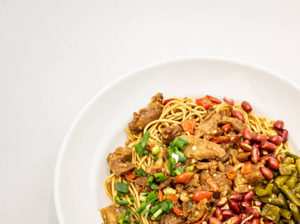 istock Appetizing Food: Spicy Pork Noodles 2172673861