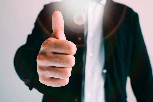 istock The man making okey sign 2172677645