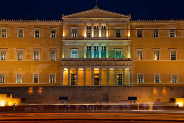 istock Constitution Square Athens parliament building Greece during twilight. 2172690838