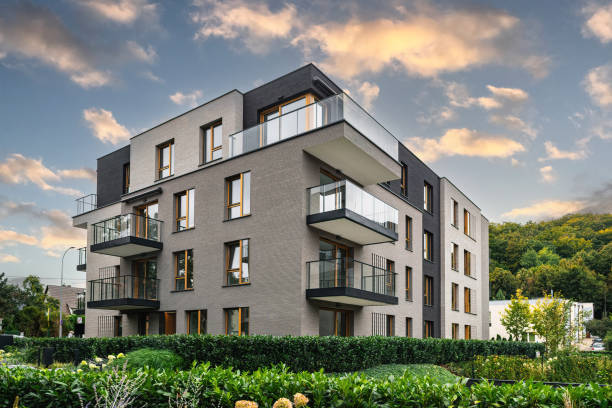 istock New houses construction. Residential house development 2172692967