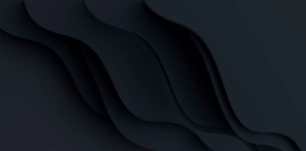 istock 3D Illustration of Abstract Black and Grey Gradient Background 2172695140
