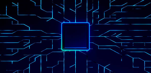 istock 3D Illustration of Futuristic Digital Network 2172695336