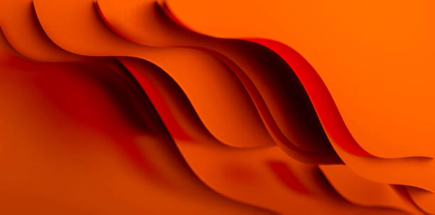 istock 3D Illustration of Abstract Fiery Wave Background 2172696411
