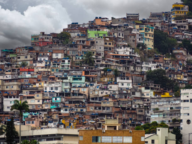 istock Colorful Favelas on a Hillside in Rio 2172701409
