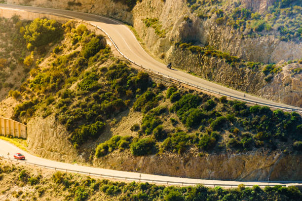 istock Curved road from Granatilla viewpoint, Spain 2172703725