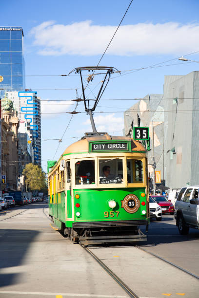 istock Melbourne street car 2172712990