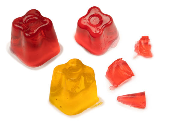 Orange marmalade. A sweet snack. Marmalade with different flavors and colors.