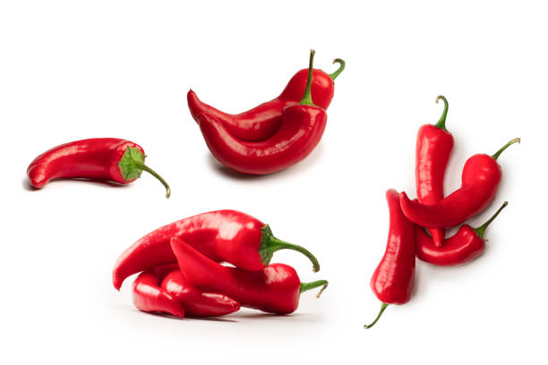 istock Red hot chili pepper isolated on a white background. 2172723557