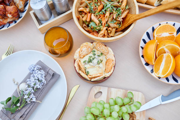istock Enjoying Healthy Mediterranean-Inspired Brunch Spread 2172727602