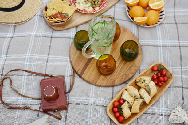 istock Enjoying Summer Picnic with Refreshing Beverages and Snacks 2172727858