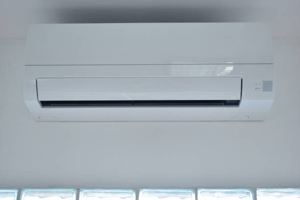istock white air conditioner on wall, electricity object in home 2172747267