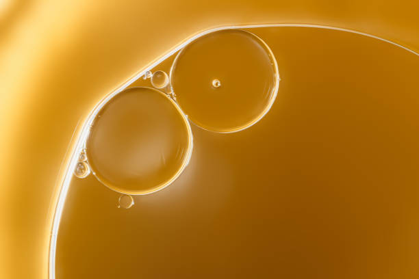 istock Close up ,oil drops floating on water surface . 2172748682