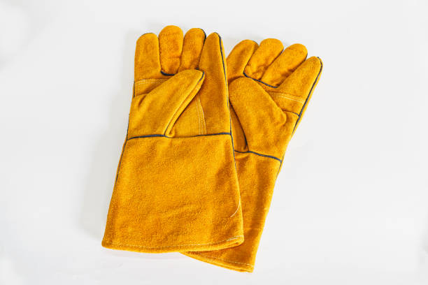 istock Leather gloves for welding 2172749089