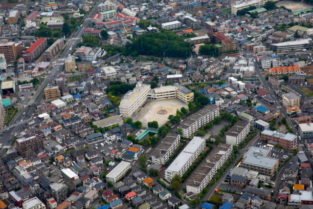 istock AERIAL VIEW: population density in Tokyo 2172756256