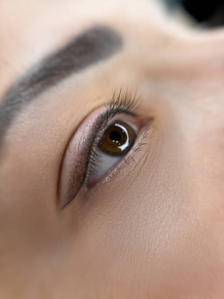 istock permanent make up , close up woman eye beautiful 2172759250