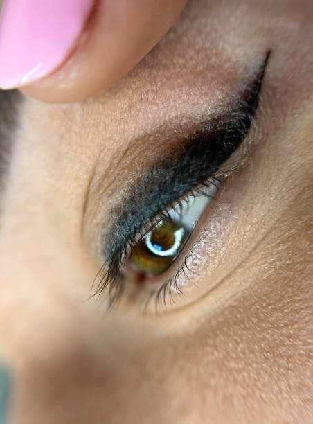 istock permanent make up , close up woman eye beautiful 2172759356