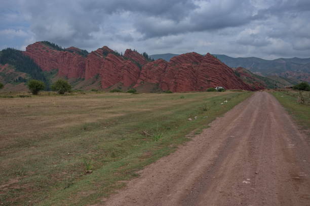 istock Scenic red rocks mountains 2172765464