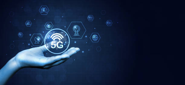 istock 5G network wireless systems and internet technology concept. smart city communication network. 5G wireless mobile internet wifi connection data concept. vector. 2172768385