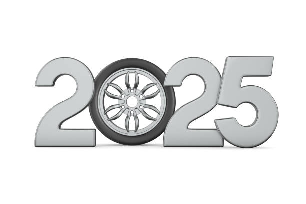 istock 2025 new year. Isolated 3D illustration 2172771864