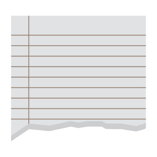 Notebook Paper Ripped Cartoon 60+ Clip Art Of Ripped Notebook Paper Stock Illustrations, Royalty-Free ...