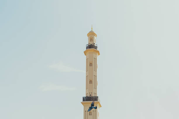 Abu Dhabi, UAE - January 14 2024: main entrance to Grand Mosque or Sheikh Zayed Grand Mosque is largest mosque in country. Popular tourist spot