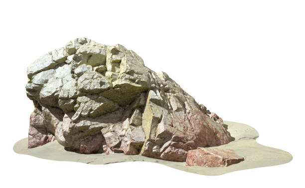 istock Cut-out nature reef rocks beaches scenery landscape white backgrounds 3d render 2172777807