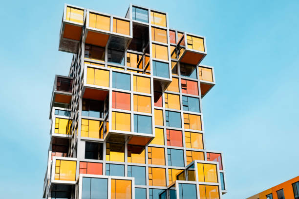 colorful facade of a building