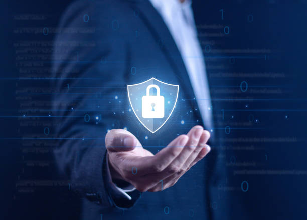 istock Businessman padlock screen Cyber ​​security concept Security and encryption User privacy Network security technology Data connection Internet 2172791538