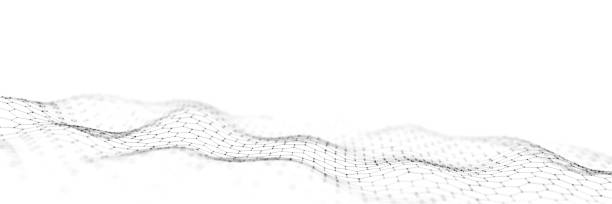 istock Technology hexagon dynamic wave on white background. Futuristic honeycomb concept. 2172793840