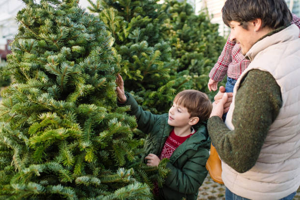 istock Family choosing Christmas tree 2172801538