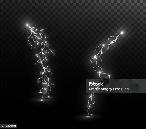 Lightning Vector Line Light White Isolated Vector Lightning Magic Light Abstract Lines ...