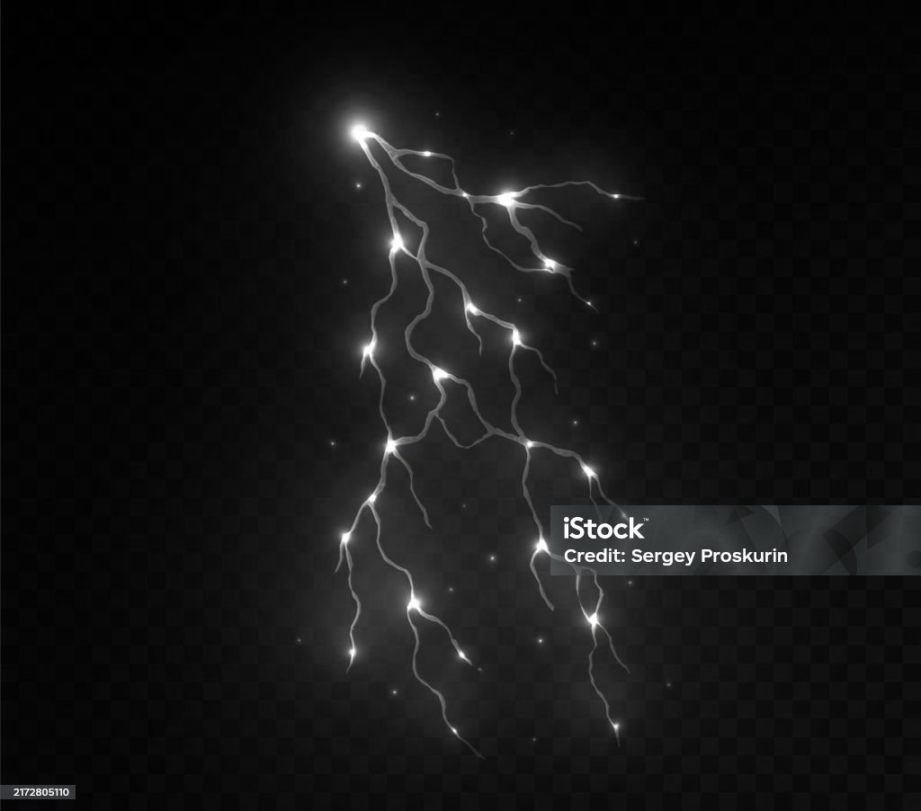 Lightning Vector Line Light White Isolated Vector Lightning Magic Light Abstract Lines ...