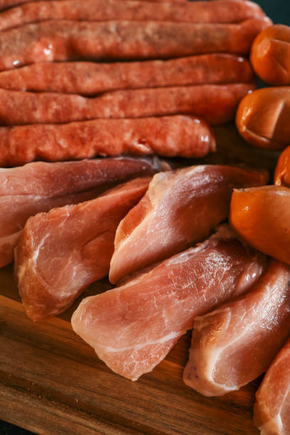 istock Set of different types of meat products 2172806682