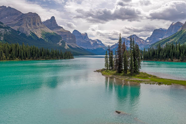 istock Spirit Island, Jasper, Canada 2172807633