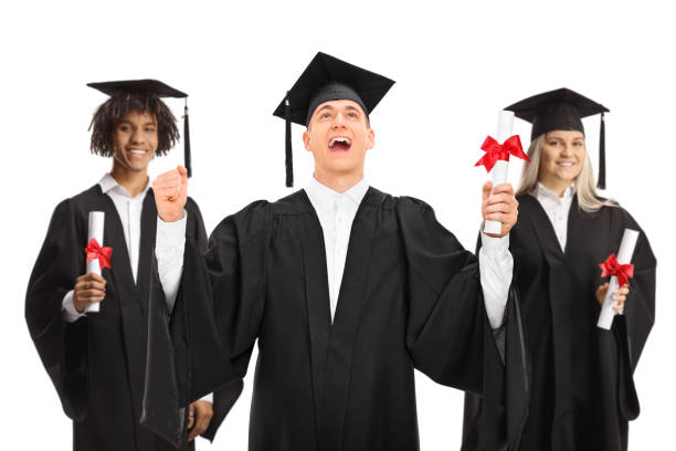 istock Group of graduate students celebrating 2172807824