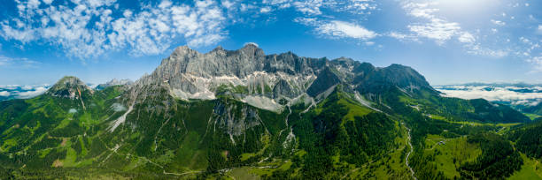 istock Mount Dachstein massif - mountain aerial panoramic view 2172808743