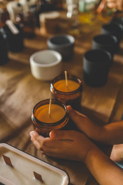 istock The process of making candles in the workshop 2172810039