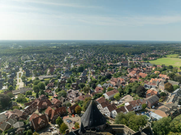 istock Aerial View Bentheim in Germany 2172810615