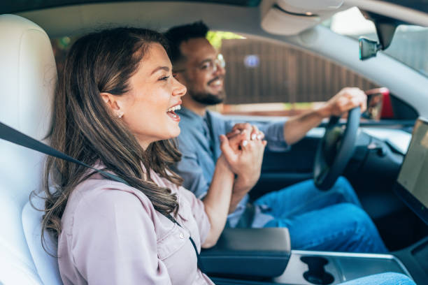 istock Young couple in the car 2172816476